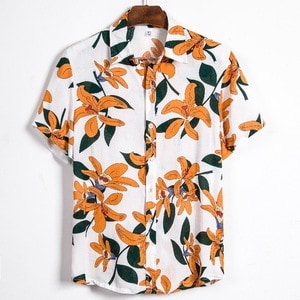 Needen CS132 - Short sleeve Hawaiian shirt