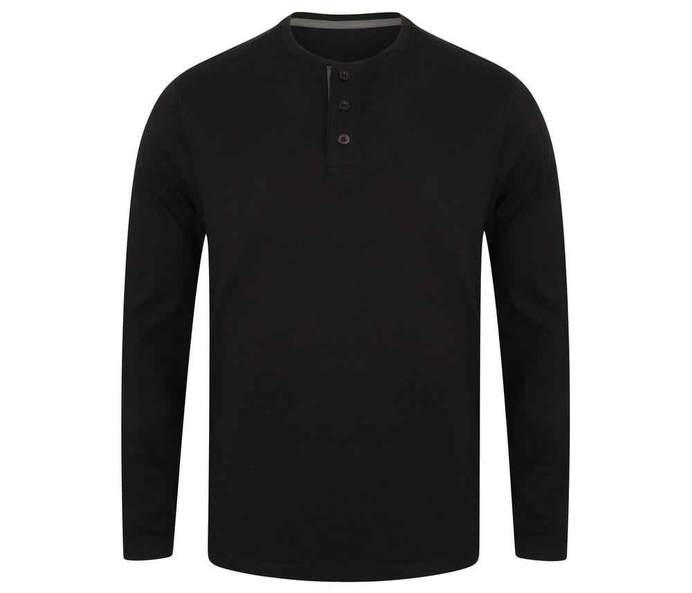 FRONT ROW FR130 - T-shirt col boutonné