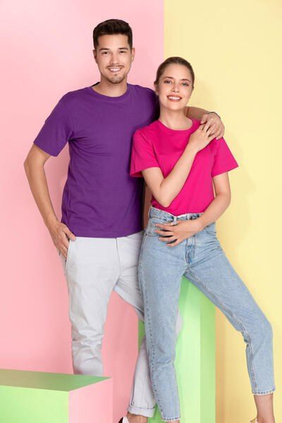 Piccolio P73 - Unisex Comfort Fit Cotton Paint Tee