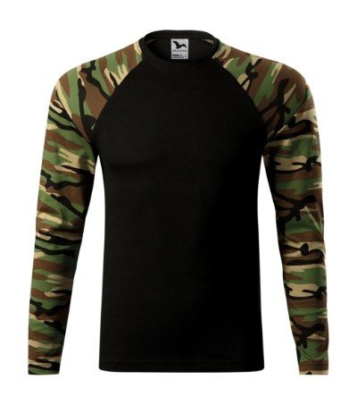 Malfini 166 - Camouflage LS T-shirt unisex