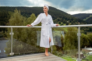 Malfini Premium 953 - Bamboo Bathrobe Bathrobe unisex