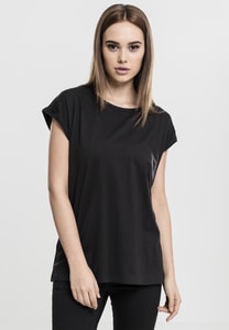 Build Your Brand BY021 - T-shirt à épaules étendues pour dames