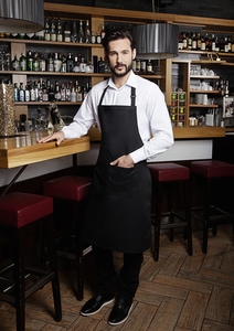 Karlowsky BLS 5 - Latzschürze Basic mit Schnalle und Tasche 75 x 90 cm