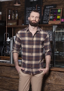 Karlowsky BM 9 - Chemise à carreaux pour hommes Urban-Trend