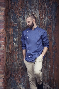 Karlowsky JM 24 - Kochjacke Jeans-Style