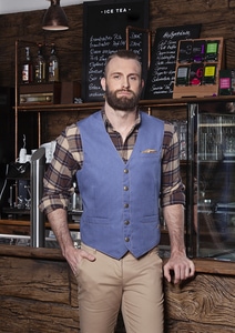 Karlowsky WM 3 - Gilet Jeans-Style pour hommes