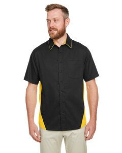 Harriton M586T - Mens Tall Flash IL Colorblock Short Sleeve Shirt