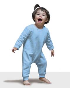 JHK SWRBSUIT - LS baby jumpsuit