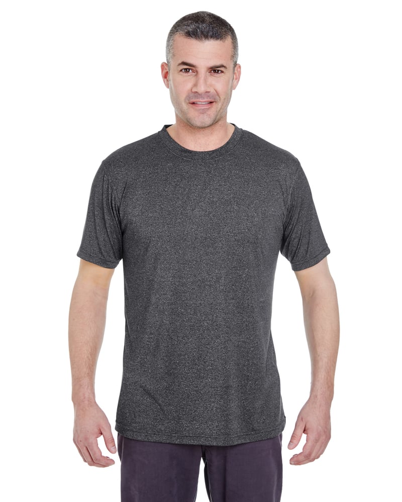 UltraClub 8619 - Men's Cool & Dry Heathered Performance T-Shirt