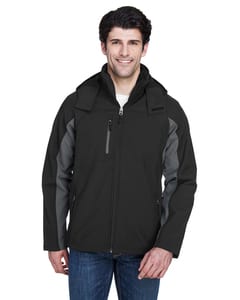 UltraClub 8290 - Adult Colorblock 3-in-1 Systems Hooded Soft Shell Jacket