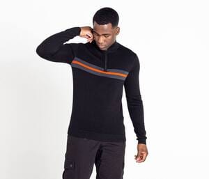 DARE2B DPK001 - Sweat col zippé en maille tricotée