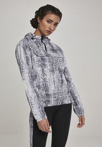 Dames Patroon Pull Over Jas