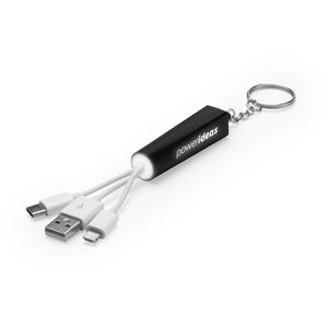 EgotierPro IA3006 - ARIES - Porte-clés avec chargeur 3 en 1
