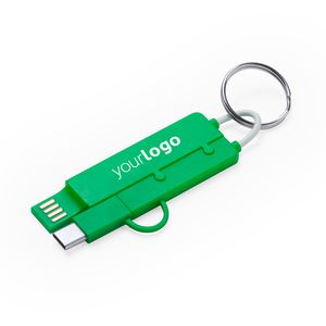 EgotierPro IA3009 - CRUX Charger cable with 3 in 1 keychain
