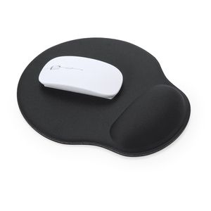 EgotierPro IA3012 - SILVANO Mouse mat made of soft polyester with padded wrist rest