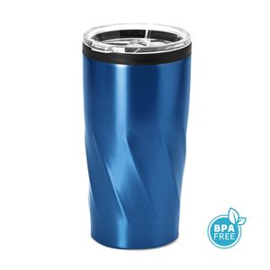 EgotierPro MD4031 - LONGAN Original 550 ml capacity stainless steel cup with transparent lid