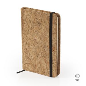 EgotierPro NB8072 - CALES A6 notepad with hard natural cork covers