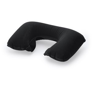 EgotierPro TA8201 - ANSAR Inflatable travel pillow in a soft suede touch