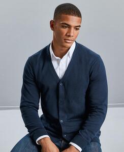 Russell Collection R715M - Knitted V Neck Cardigan Mens