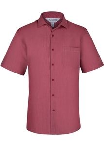 Aussie Pacific 1905S -  Belair MiTong Stripe Short Sleeve Shirt