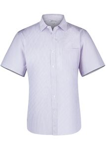 Aussie Pacific 1906S -  Bayview Wide Stripe Short Sleeve Shirt