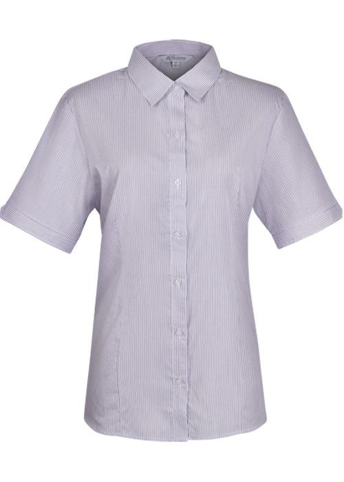 Aussie Pacific 2900S -  Henley Striped Short Sleeve Shirt