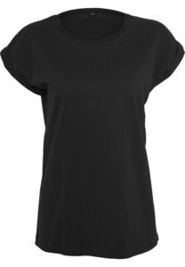 Build Your Brand BY138C - Ladies Organic Extended Shoulder Tee