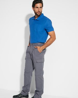 Roly PA5096 - SAFETY Long work trousers in cotton fabric