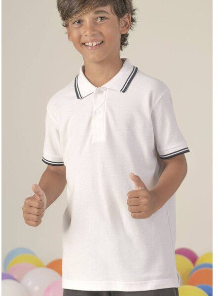 JHK JK205K - Polo infantil combinado