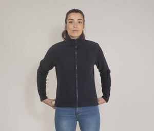 BLACK & MATCH BM701 - Frauenfleece -Jacke für Frauen mit Reißverschluss