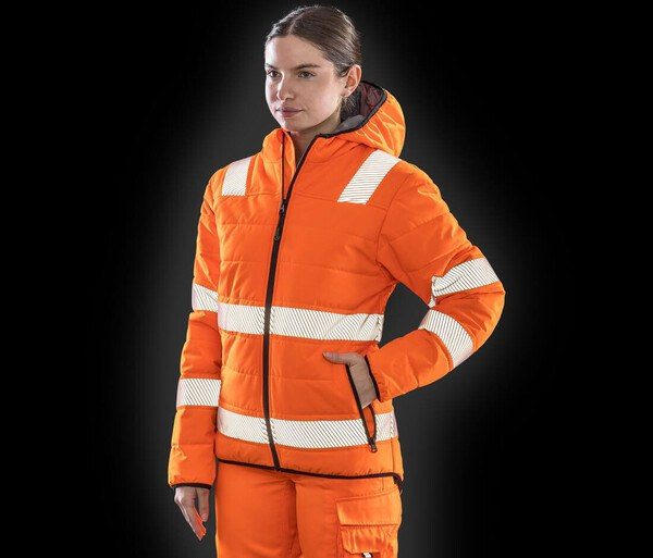 Result RS500X - High visibility jacket in recycled polyester