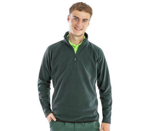 Result RS905X - Zip-neck fleece in recycled polyester