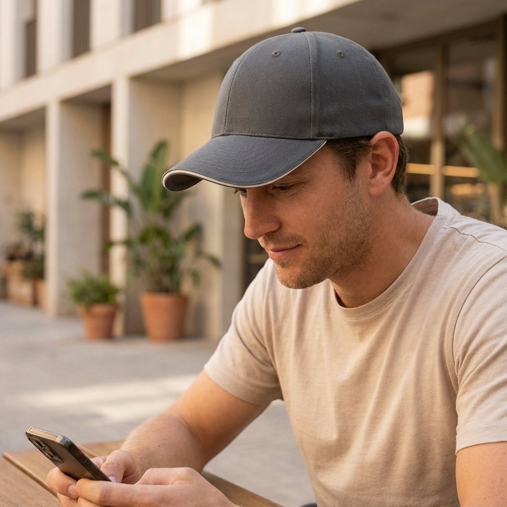 K-up KP185 - Casquette sandwich contrasté - 6 panneaux