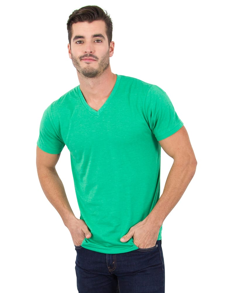 Simplex Apparel SI3320 - Men's 4.6 oz. Tri-Blend V-Neck T-Shirt