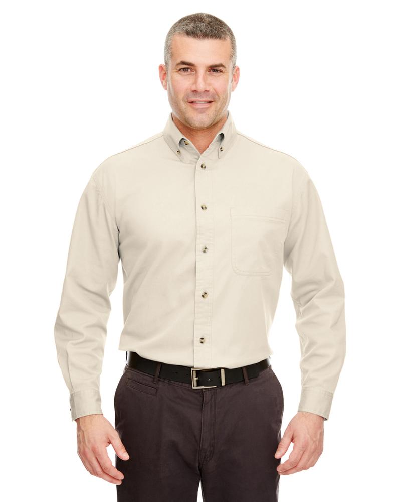 UltraClub 8960C - Adult Cypress Long-Sleeve Twill with Pocket