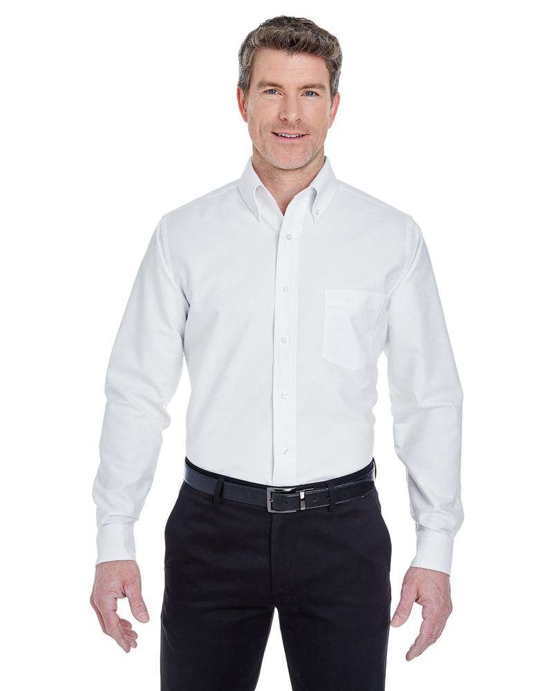 UltraClub 8970T - Men's Tall Classic Wrinkle-Resistant Long-Sleeve Oxford
