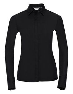 RUSSELL R960F - LADIES LONG SLEEVE ULTIMATE STRETCH SHIRT
