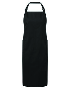 PREMIER WORKWEAR PR120 - ORGANIC AND FAIRTRADE CERTIFIED RECYCLED POLYESTER AND COTTON BIB APRON