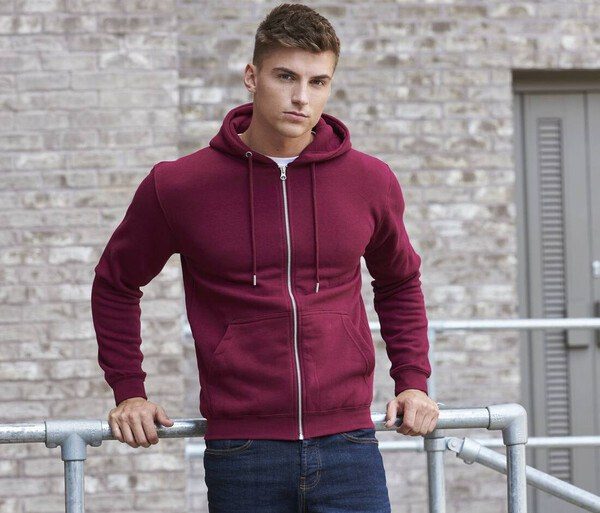 AWDIS JH250 - Sweat capuche zippé organique