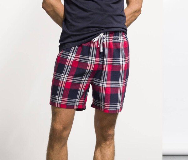 SF Men SF082 - Comfortable Cotton Flannel Mens Pajama Shorts