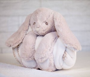 Mumbles MM034 - Rabbit plush with blanket