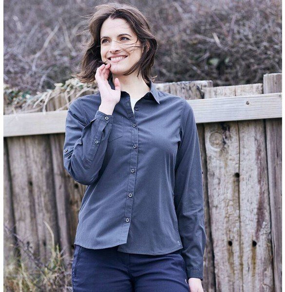 Craghoppers CES002 - Long sleeve shirt in Womens recycled polyester