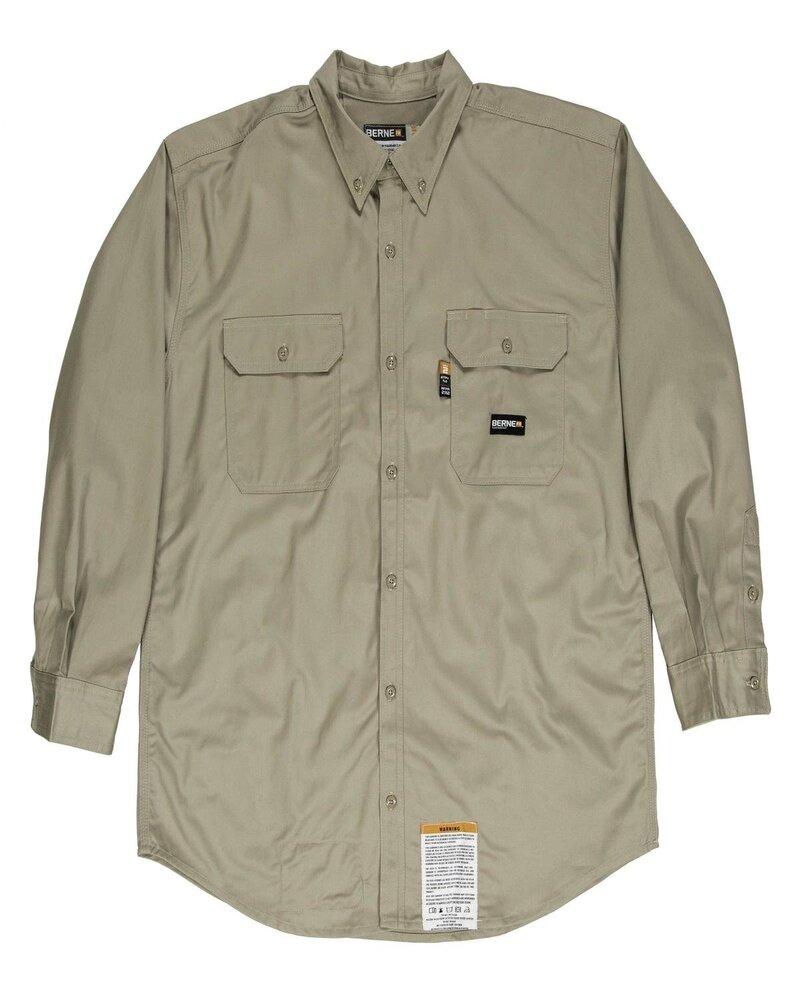 Berne FRSH10 - Men's Flame-Resistant Button-Down Work Shirt