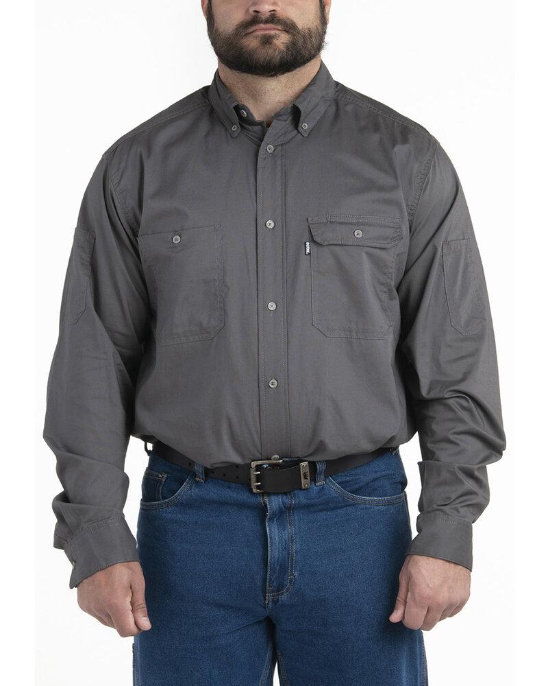 Berne SH21 - Men's Utility Lightweight Canvas Woven Shirt