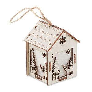 GiftRetail CX1463 - PONIA MDF house with light