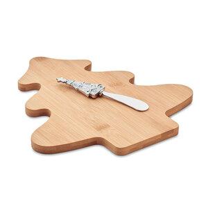GiftRetail CX1477 - TREECHESSE Cheese board set in bamboo