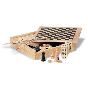 GiftRetail KC2941 - TRIKES 4 games in wooden box