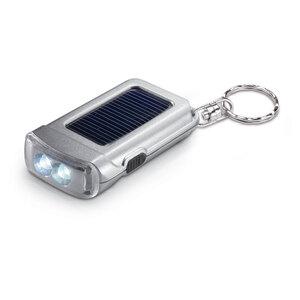 GiftRetail KC7014 - RINGAL Porta-chaves com lanterna solar