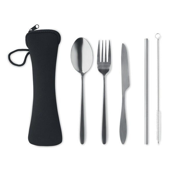 GiftRetail MO6149 - 5 SERVICE Cutlery set stainless steel