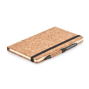midocean MO6202 - SUBER SET A5 cork notebook and pen set